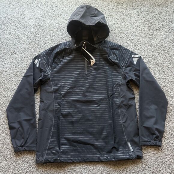 Adidas Tiro 25 Pro Training Rain Top (IW0410) Soccer Running 1/4 Zip Jacket Sz S